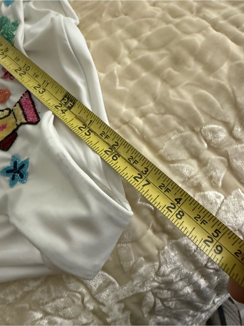 OCEANUS Embroidered white Bathing suit with Animal Motifs - Picture 14 of 15